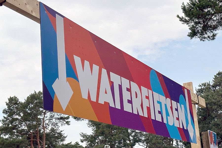 bedrukt dibond bord op Pennenzakkenrock